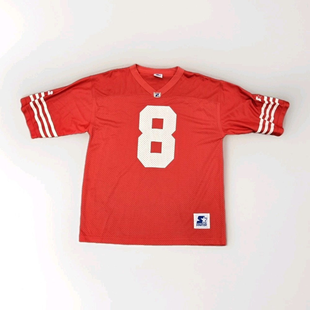 San Fransico 49ers Jersey Large Steve Young Starter Mens Red VTG 90s NFC NFL